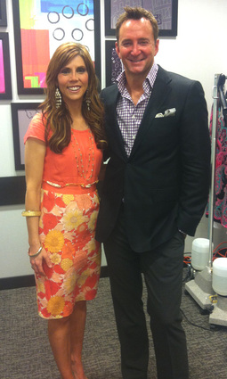 Alicia with Clinton Kelly from What Not to Wear